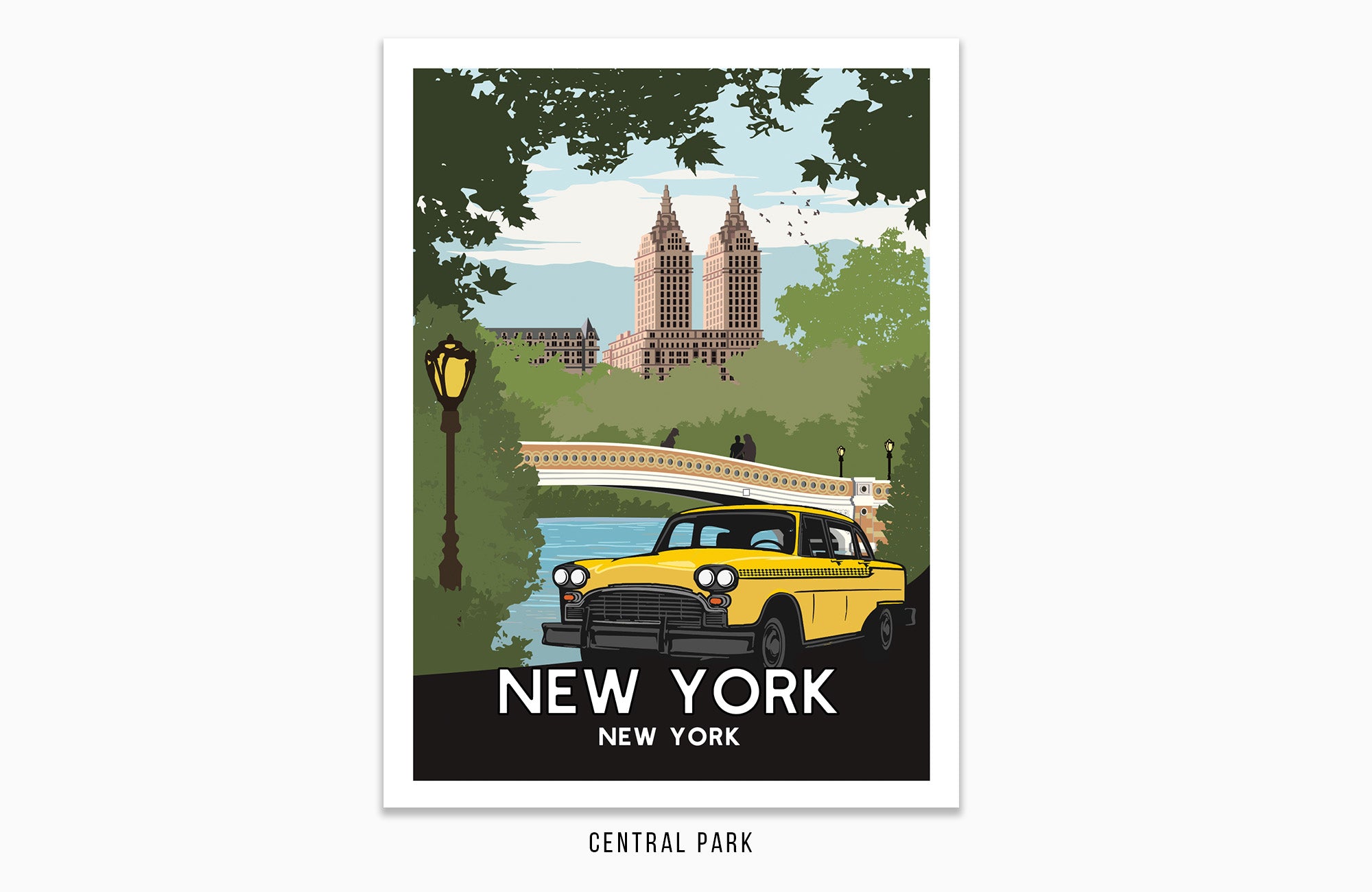 Central Park, New york city poster