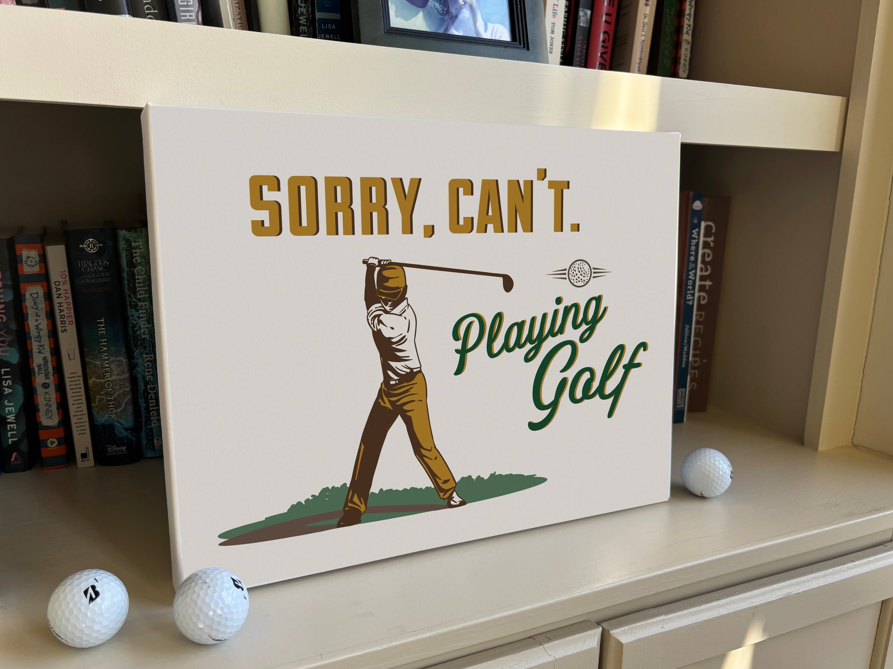 Funny Golf Sign Gifts for Men, Gone Golfing, Man Cave Decor, Personalized