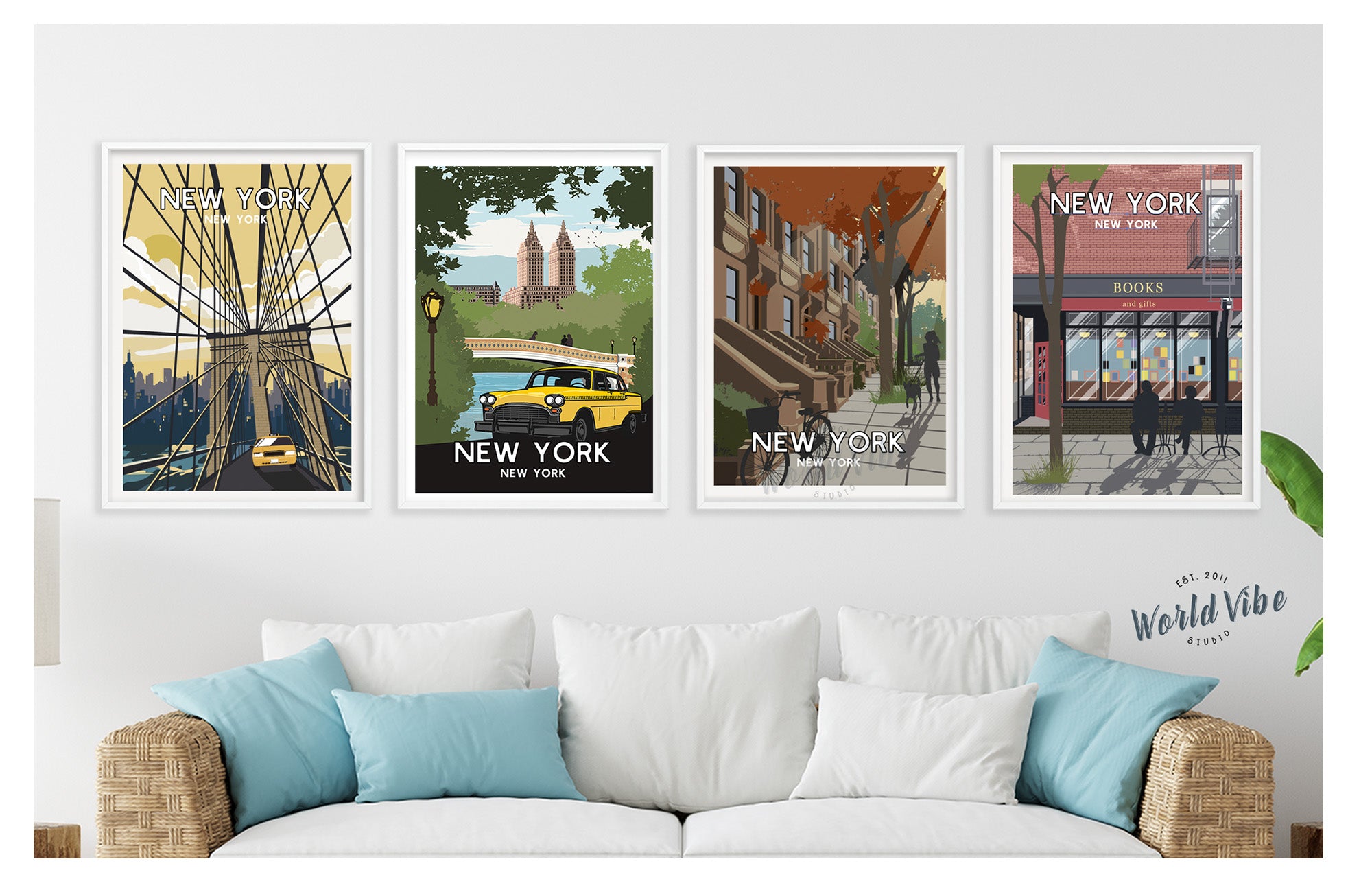 New York, Central Park Poster, Unframed