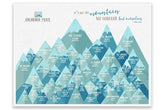 Colorado 14er Mountain Poster Map World Vibe Studio