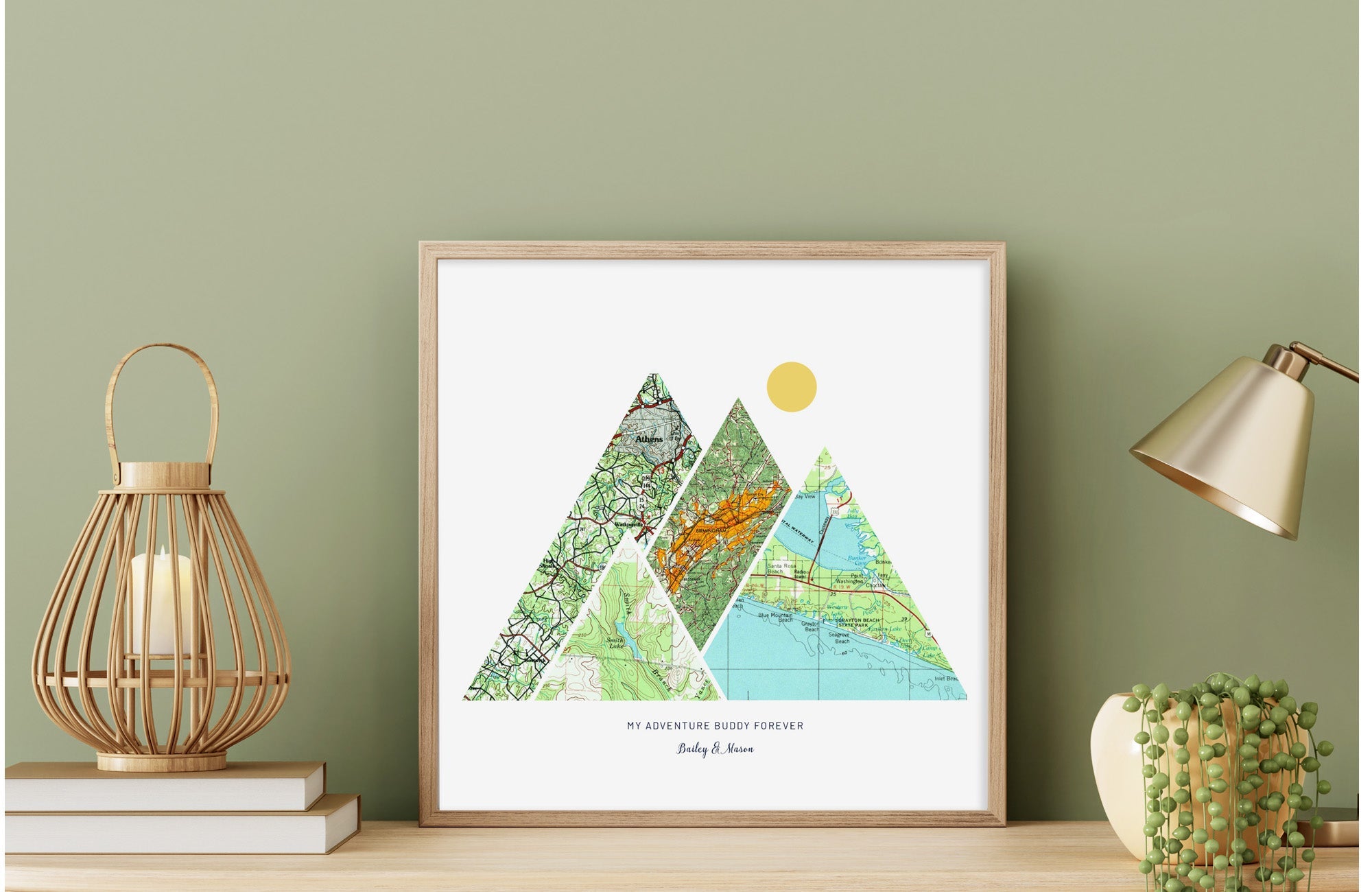 Valentines Day Gift For Husband, Romantic Valentines Day Gift For Him, Vintage Map Scans Map World Vibe Studio