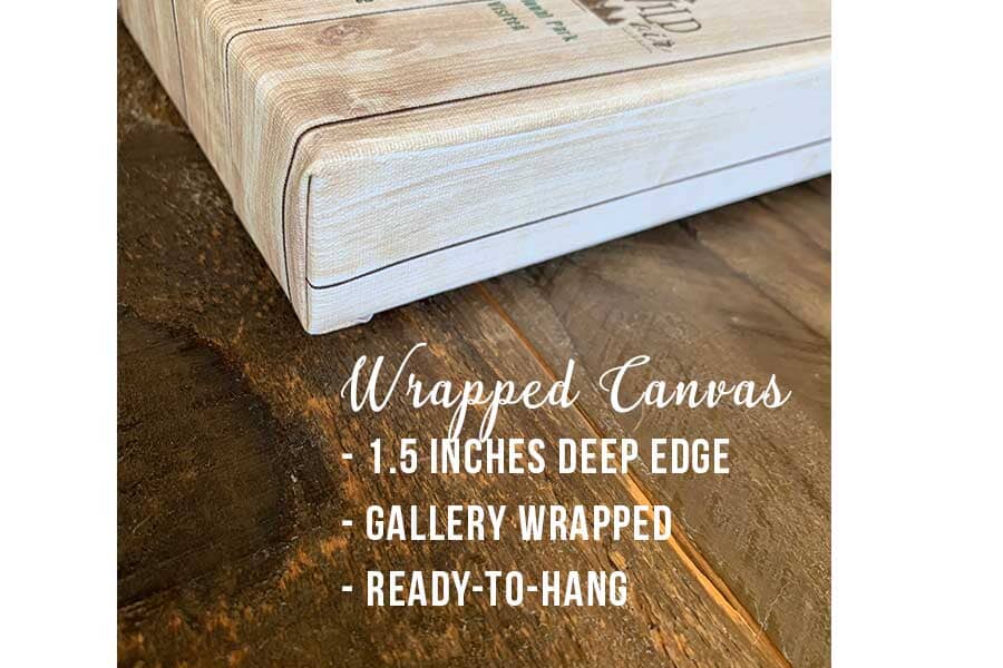 Tennessee State Park Map, Explore Tennessee, Canvas Map Map World Vibe Studio