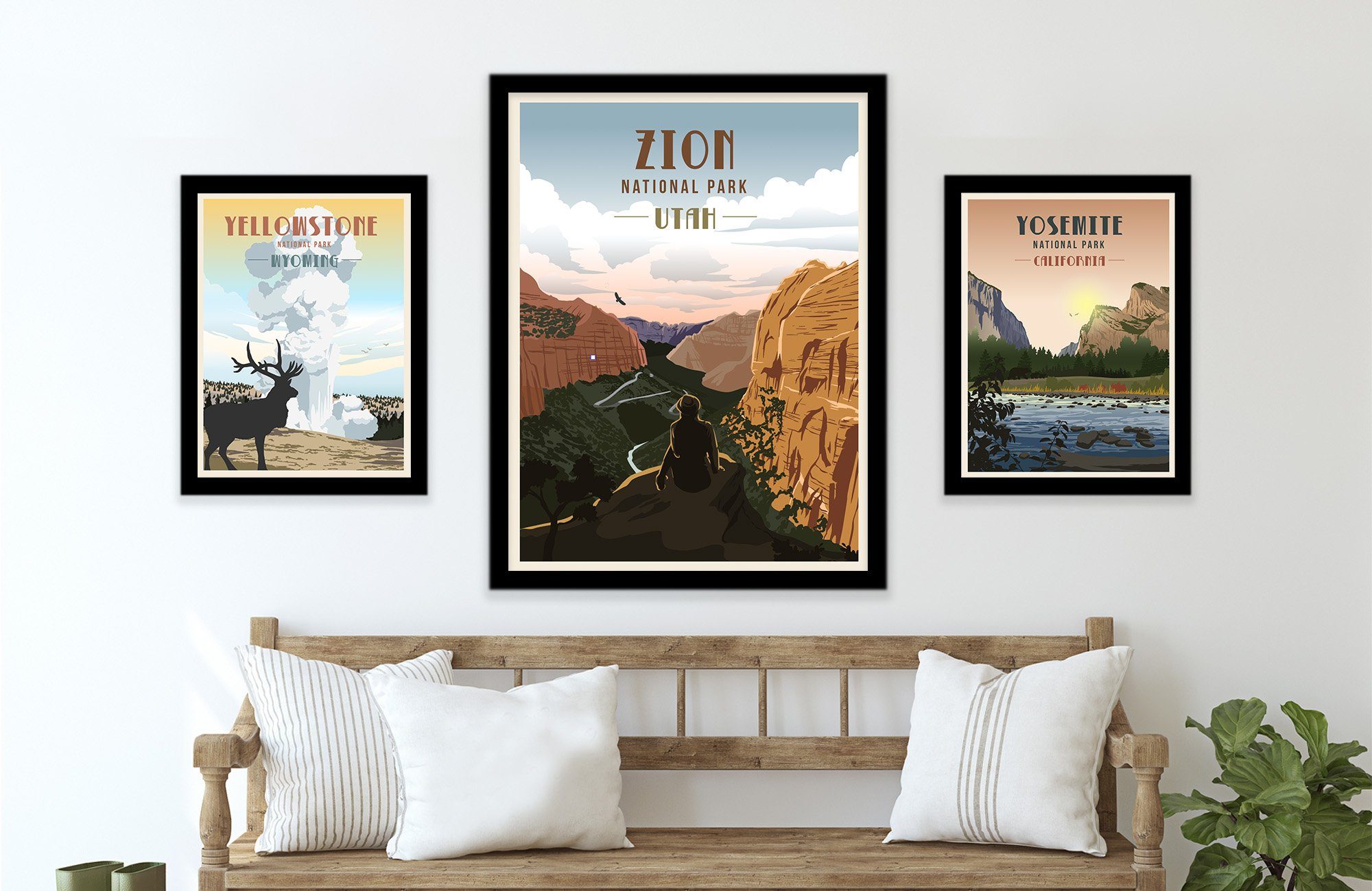 Grand Canyon National Park, National Park Poster, Unframed Map World Vibe Studio