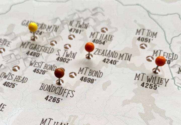 New England and NH 4000 Maps