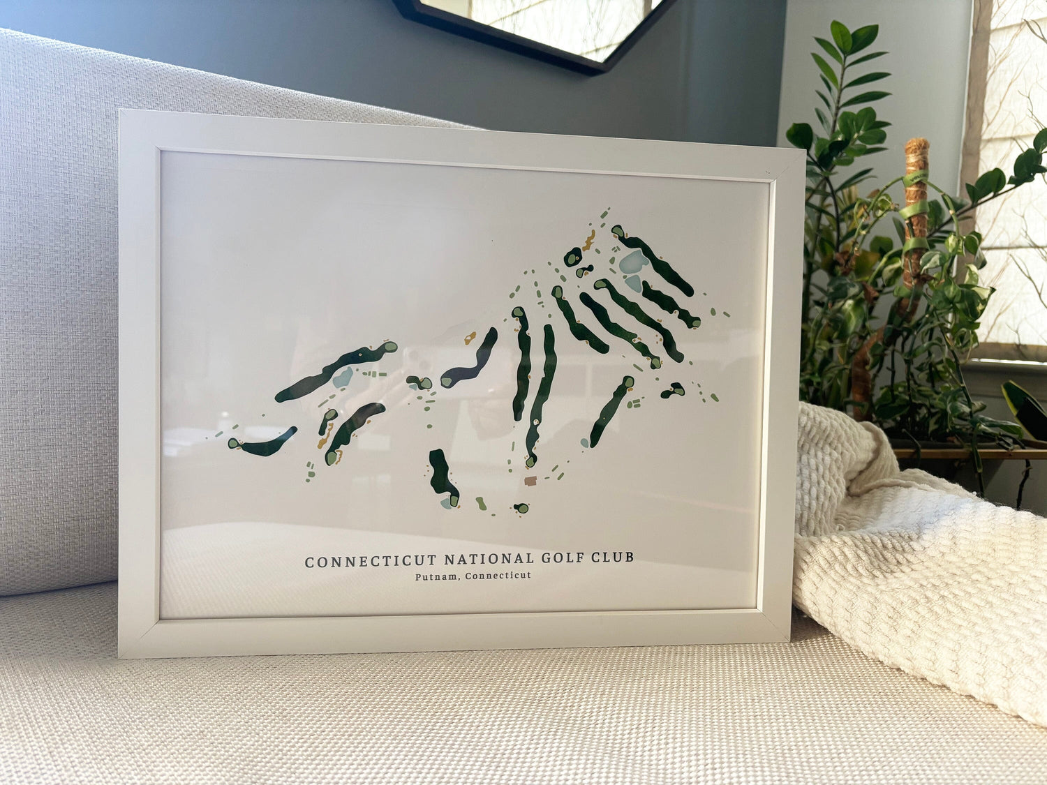 The Ocean Course Map, Kiawah Island, South Carolina, Gift for Golfer Map World Vibe Studio 