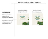 Ireland Golf Map, Push Pin Board, CANVAS, Top 100 Irish Courses, Personalized Map OrderDesk 