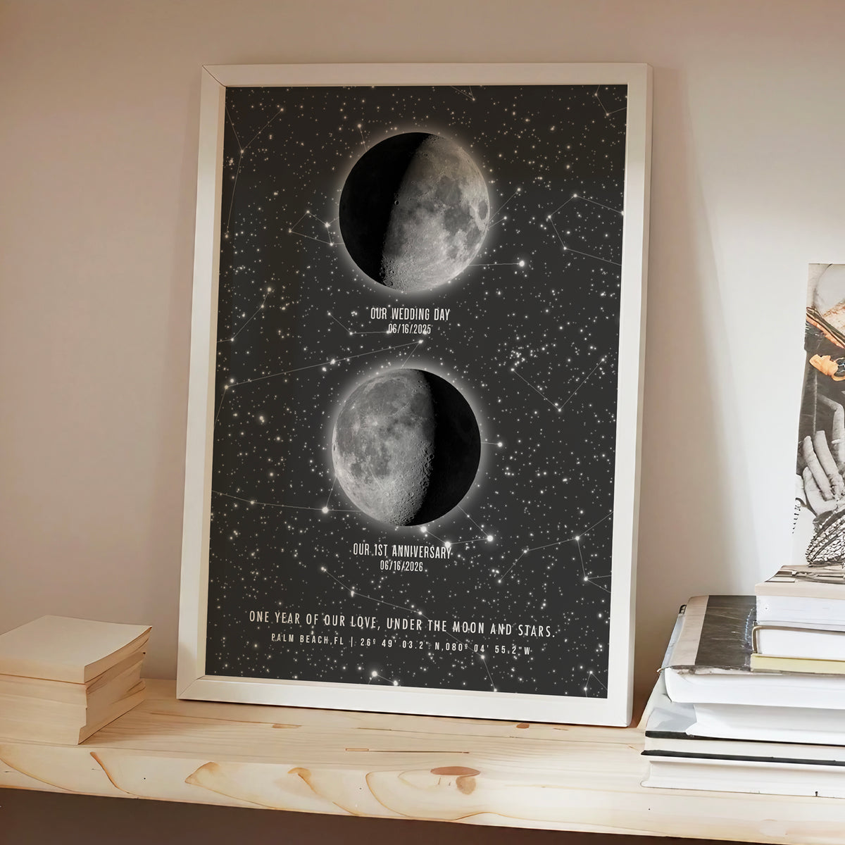 Moon for 1st anniversary