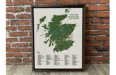 Personalized Push Pin Map of Scotland&