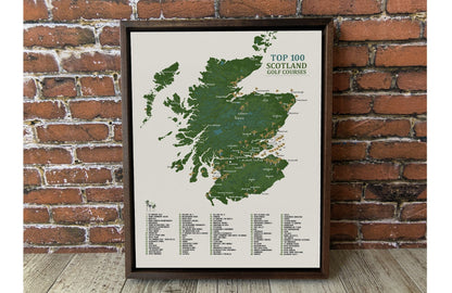 Personalized Push Pin Map of Scotland&