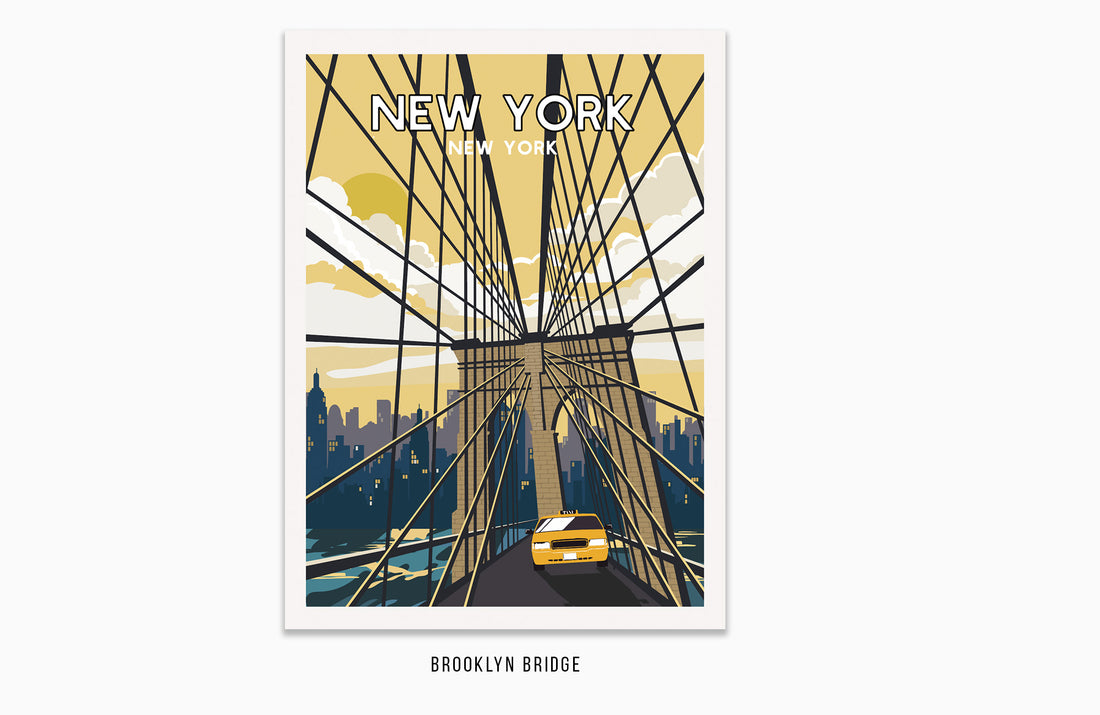 New york Brooklyn Bridge Poster