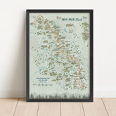 John muir trail poster