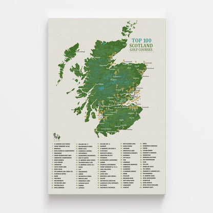 Personalized Push Pin Map of Scotland&