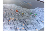 New Hampshire 2000, 3000 & 4000 Footer Canvas, White Mountains Map World Vibe Studio 