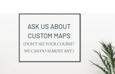 The Ocean Course Map, Kiawah Island, South Carolina, Gift for Golfer Map World Vibe Studio 