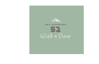New Hampshire Wall Art, 52 With a View, NH 52 Poster, PRINT ONLY, Unframed Map World Vibe Studio 