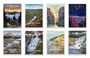 Lake Clark National Park Poster, National Park Poster, National ParkWall Art, Unframed Map World Vibe Studio 