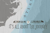 Appalachian Trail Map Poster, Color options available Map World Vibe Studio 