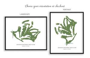 Custom Golf Course Map, ANY Golf Course Map World Vibe Studio 