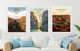 Big Bend National Park, Texas, National Park Poster, Unframed Map World Vibe Studio 