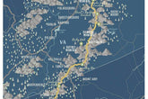 Blue Ridge Parkway Map Poster Map World Vibe Studio 