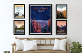 Bryce Canyon National Park, Utah, National Park Prints, Unframed Map World Vibe Studio 