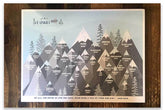 Catskill Mountain Map Poster, Catskill 3500 peaks Map World Vibe Studio 