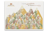 Colorado 14ers Wall Art, Mounted on foam, Includes Pins Map World Vibe Studio 11X14 colorado-fall 
