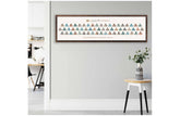 Colorado 14er, Gallery Wrapped Canvas, Push Pin Board Map World Vibe Studio 