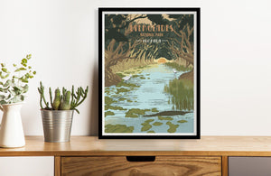 Everglades National Park, Florida, National Park Poster, Unframed Map World Vibe Studio 