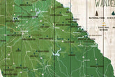 Georgia State, State Park Map, Canvas, Ready to Hang Map World Vibe Studio 