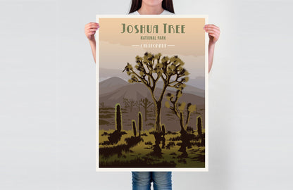 Joshua Tree National Park Poster, Unframed Map World Vibe Studio 