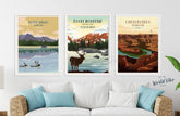 Kobuk Valley National Park, Alaska, National Park Poster, Unframed Map World Vibe Studio 