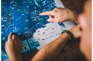 National Trails of USA, Poster Map World Vibe Studio 