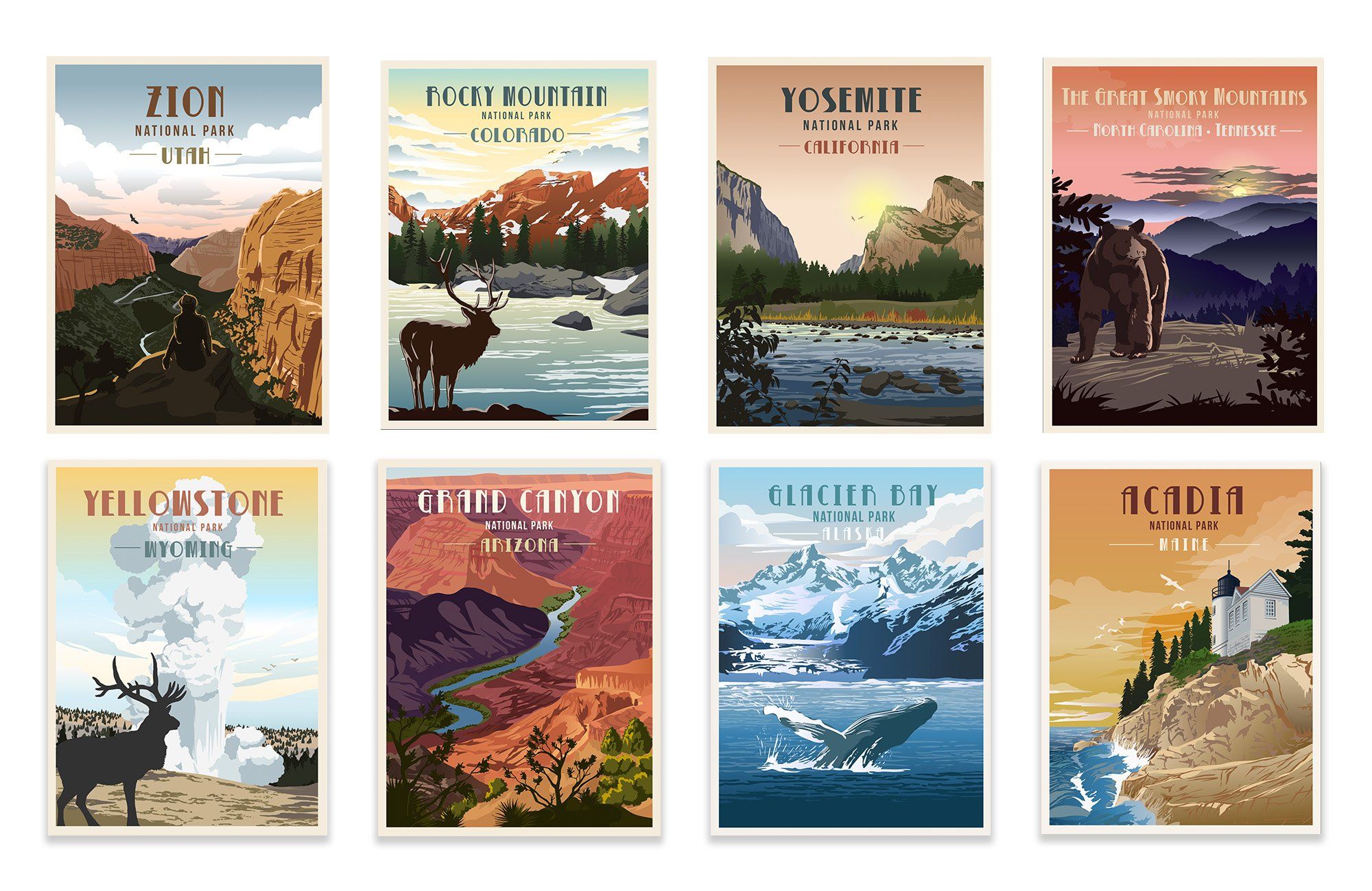Lassen Volcanic National Park, California, National Park Posters, Unframed Map World Vibe Studio 