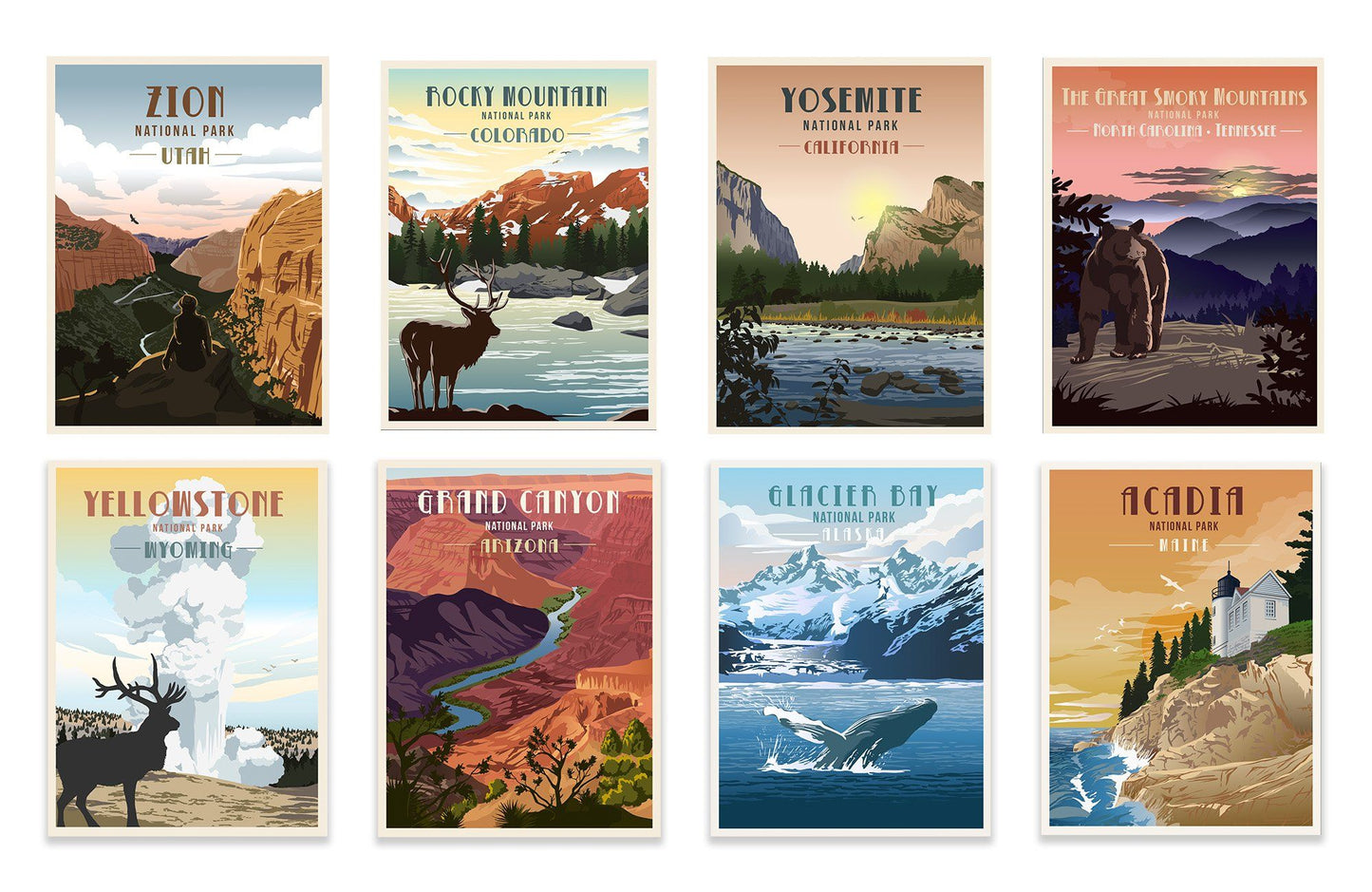 Joshua Tree National Park Poster, Unframed Map World Vibe Studio 