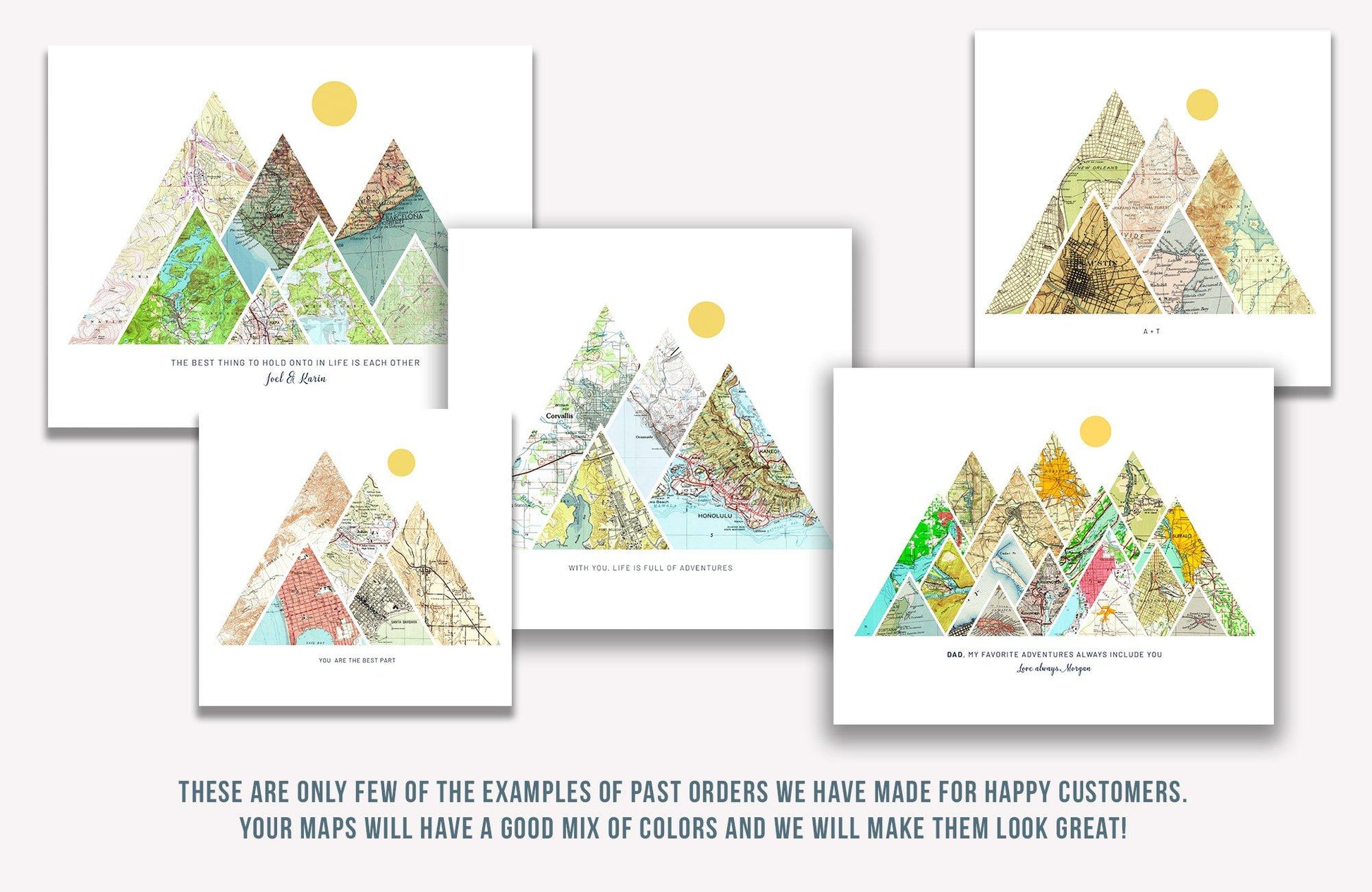 Personalized Adventure Map - Perfect Gift to Loved Ones. Map World Vibe Studio 