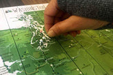Nebraska State Parks, Map of Nebraska, Canvas Board Map World Vibe Studio 