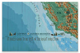 Pacific Crest Trail Map Poster Map World Vibe Studio 