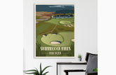 Shinnecock Hills Golf Club Poster, New York Golf Club, Unframed Map World Vibe Studio 