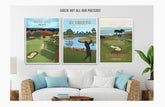 Merion Golf Club Poster, Pennsylvania, Golf Clubs of America, Unframed Map World Vibe Studio 