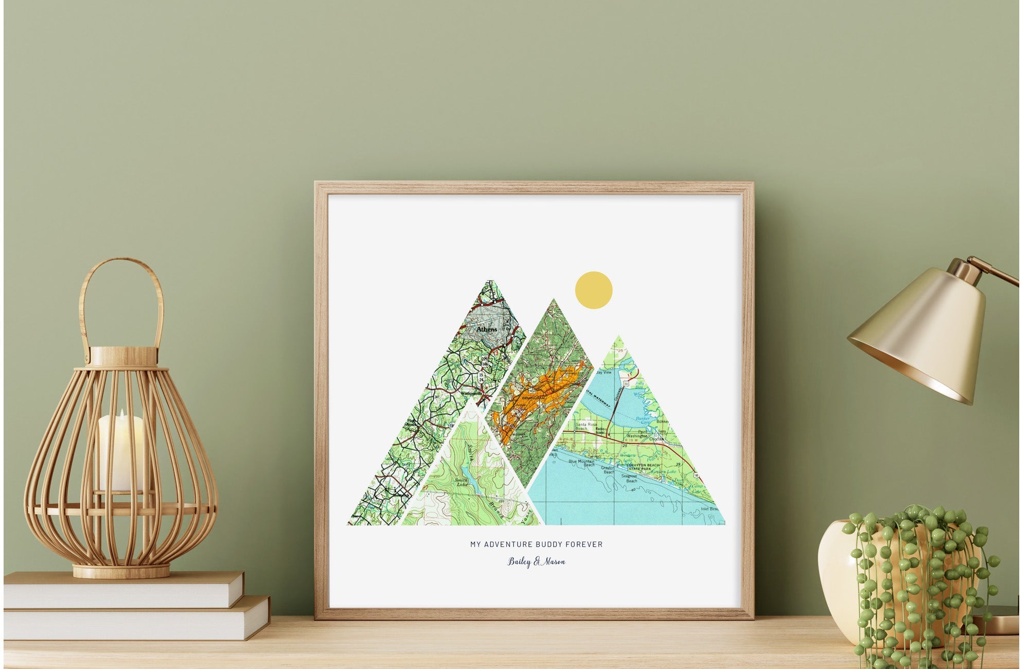 Personalised Map Presents. VALENTINES DAY GIFT for Wife. Valentines Day  Gift for Husband. Valentines for Him. Valentines for Her. Map Gifts. 