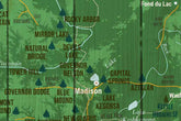 Wisconsin State Park Map, Custom Wall Decor Map World Vibe Studio 