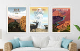 Rocky Mountain National Park, National Park Poster, Unframed Map World Vibe Studio 