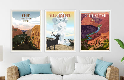 Rocky Mountain National Park, National Park Poster, Unframed Map World Vibe Studio 